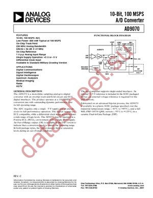 AD9070BR-REEL datasheet  